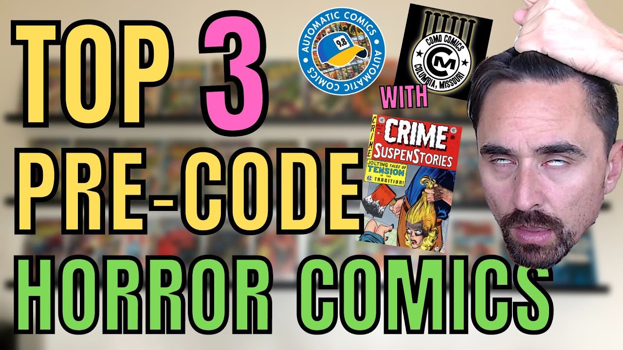 TOP 3 Pre-Code Horror Comic Book Grails By Legendary Artists w/ Automatic Comics & Como Comics