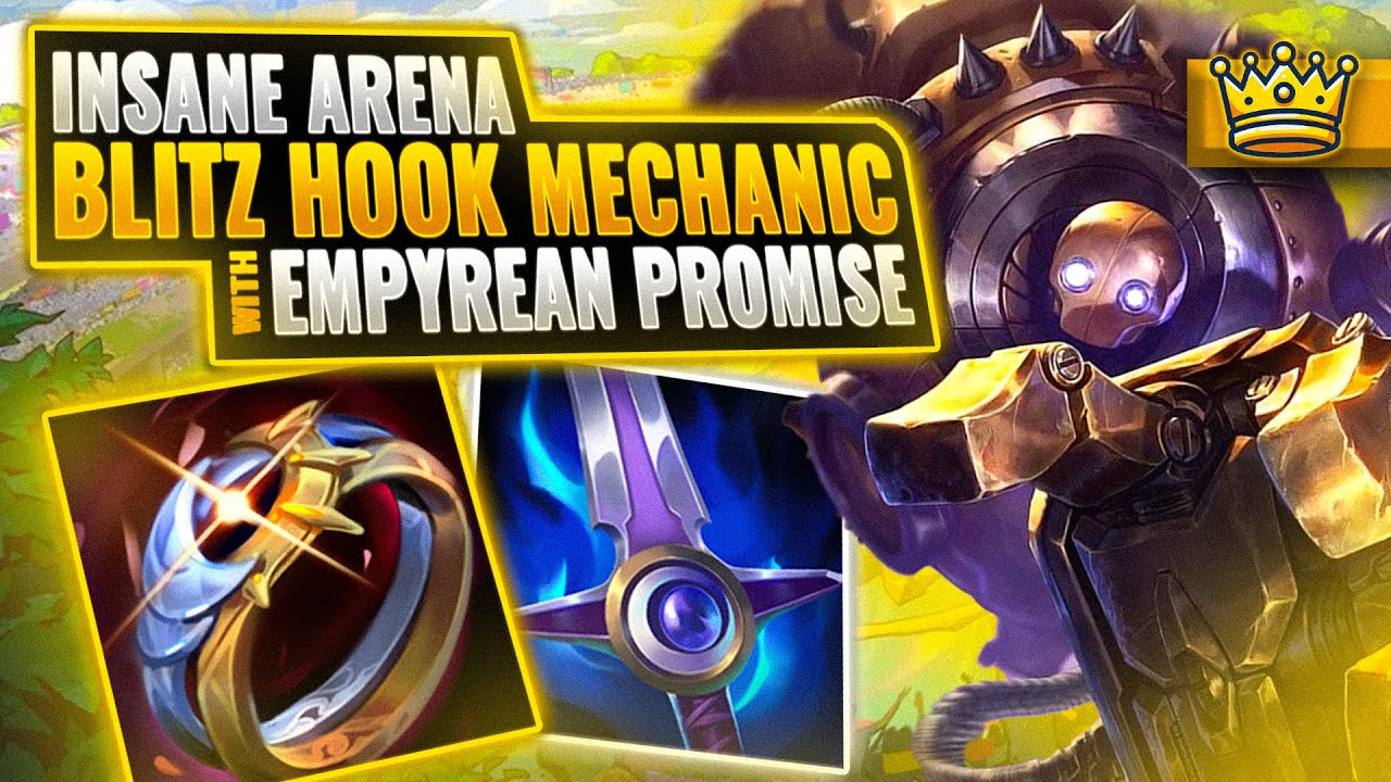 Arena Exclusive Blitzcrank Mechanic - Infinite Knock-Up Cheese Strategy | League Arena Gameplay
