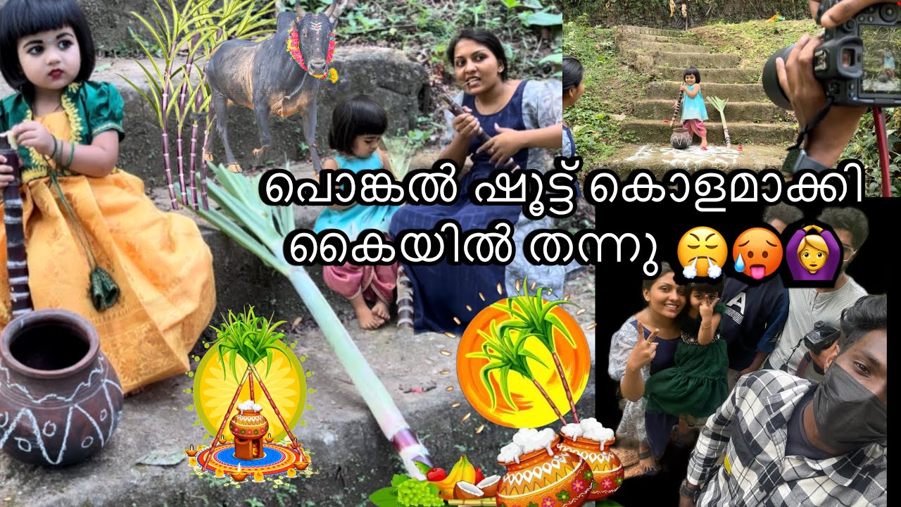 പൊങ്കൽ ഫോട്ടോ ഷൂട്ട്‌ 🙆‍♀️ഞങ്ങളെ കൊന്നു 🥵 #explore #cutebaby #youtube
