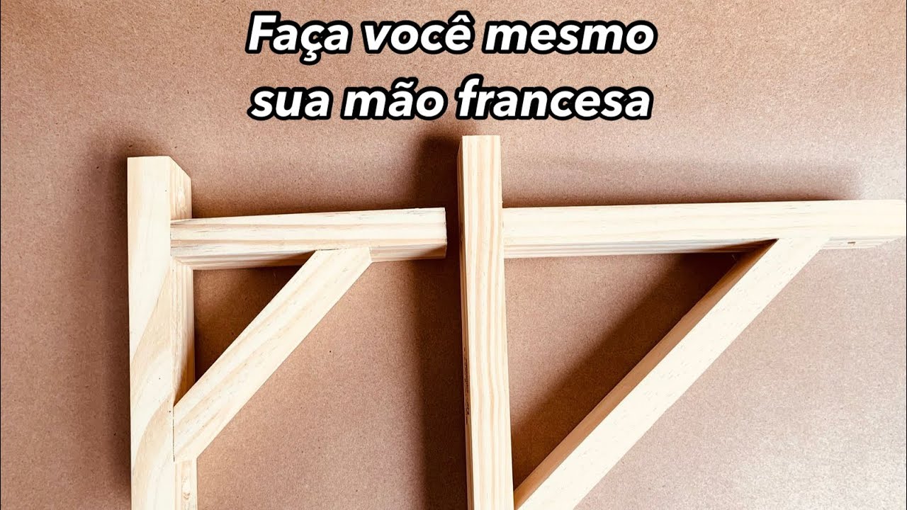 Renda extra com marcenaria - Suporte para plantas - mão francesa