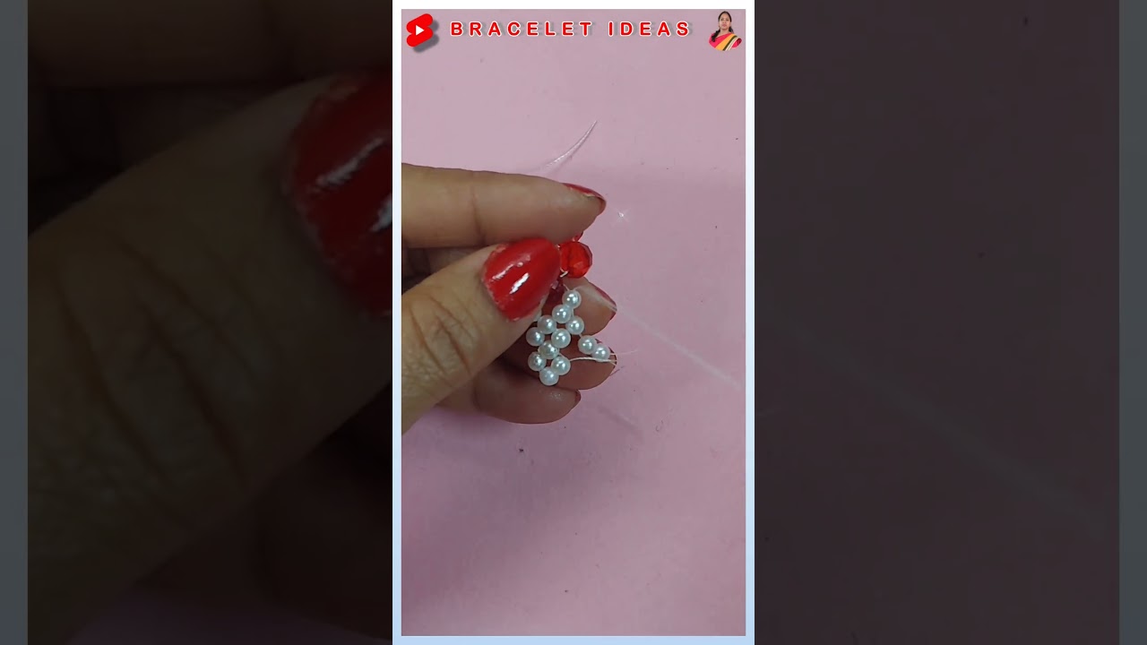 BEADS BRACELET IDEA  #0161 FULL VIDEO LINK 👆