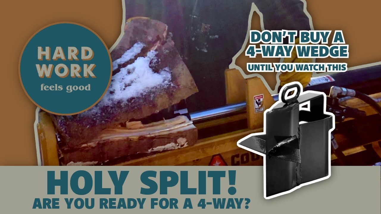 Holy Split! Are You Ready for a 4-Way?: Testing a 4-Way Wedge on a Log Splitter
