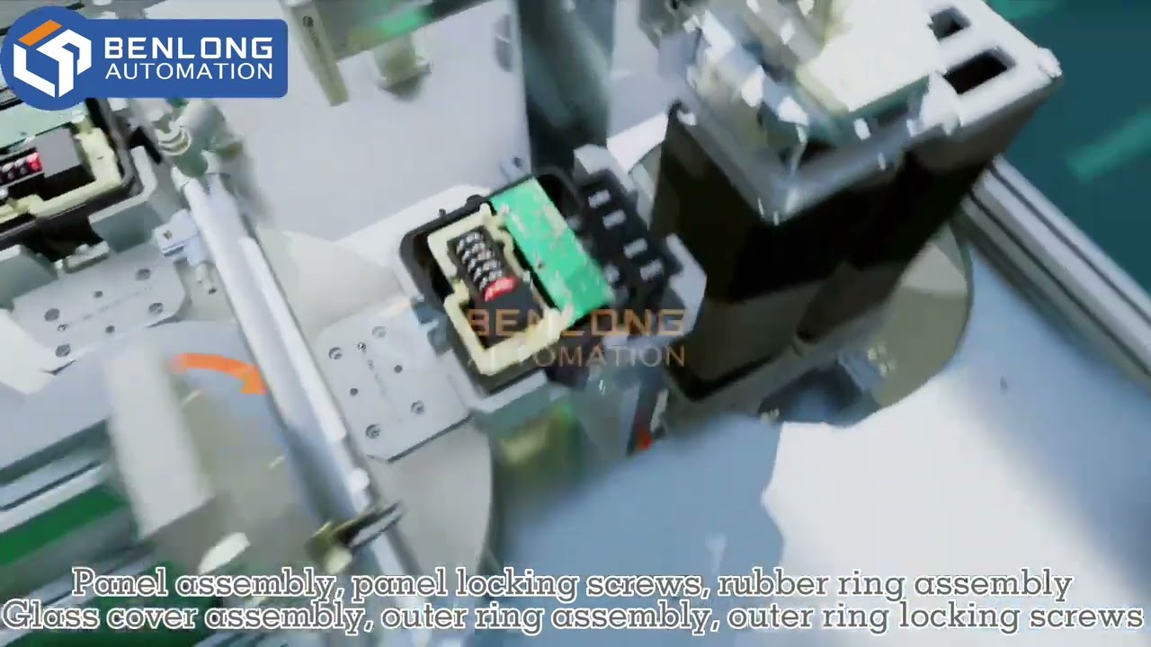 Electric energy meter automatic assembly line