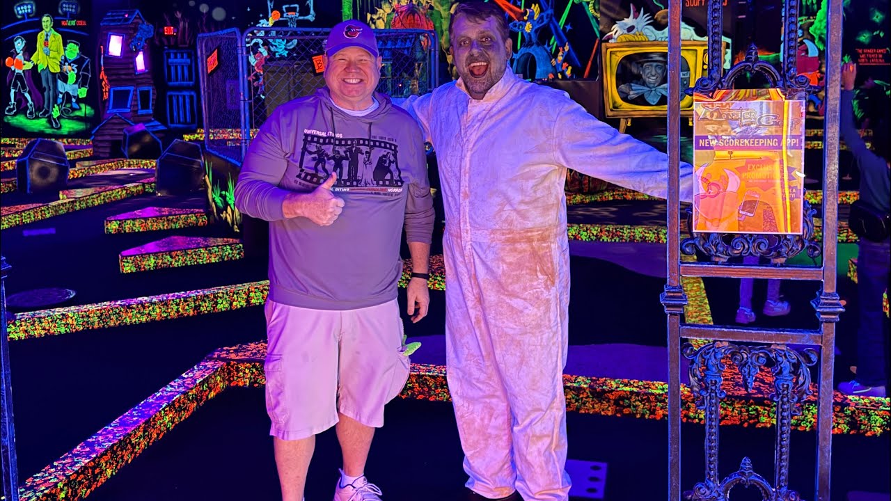 Monster Mini-golf Charlotte NC introducing Cadavvy @monsterminigolffranchise 