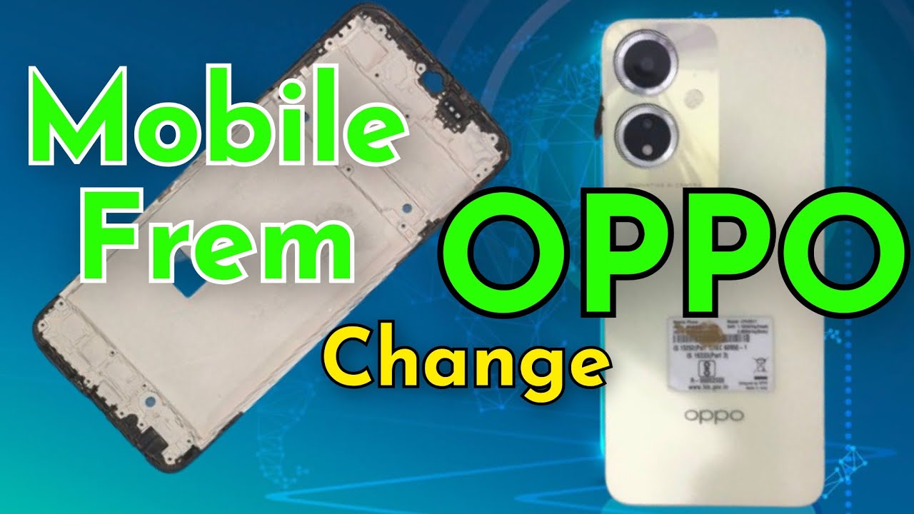 OPPO A59 5G Display Change  /  OPPO A59 5G Display Frem Change 