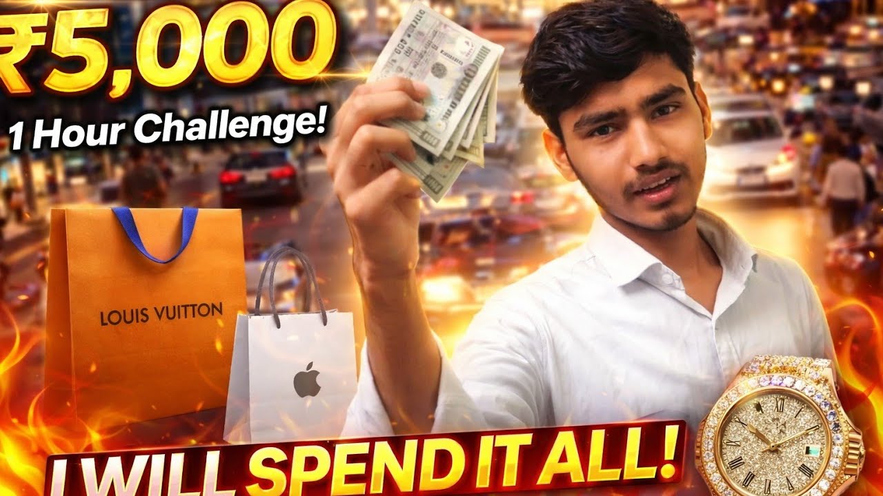 Aaj Mai Pure Ke Pure 5,000 Ka Challenge. 🤑 1 Hours Me Kar paunga ya nahi ?😱...