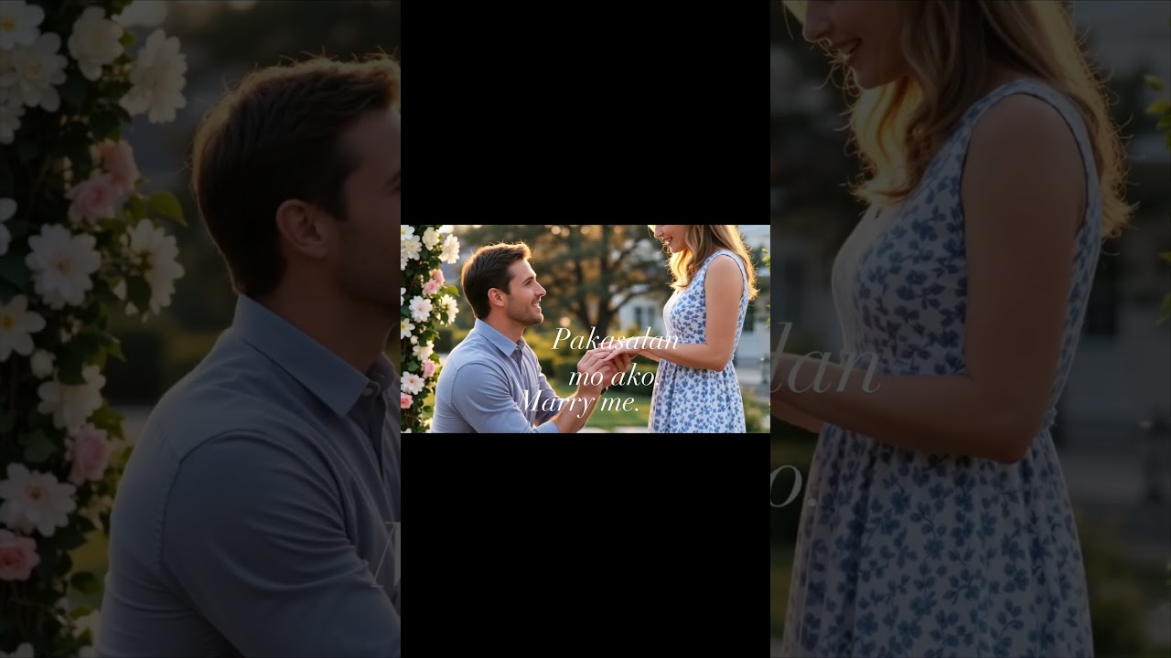 How to say ‘Marry me’ in Tagalog. 