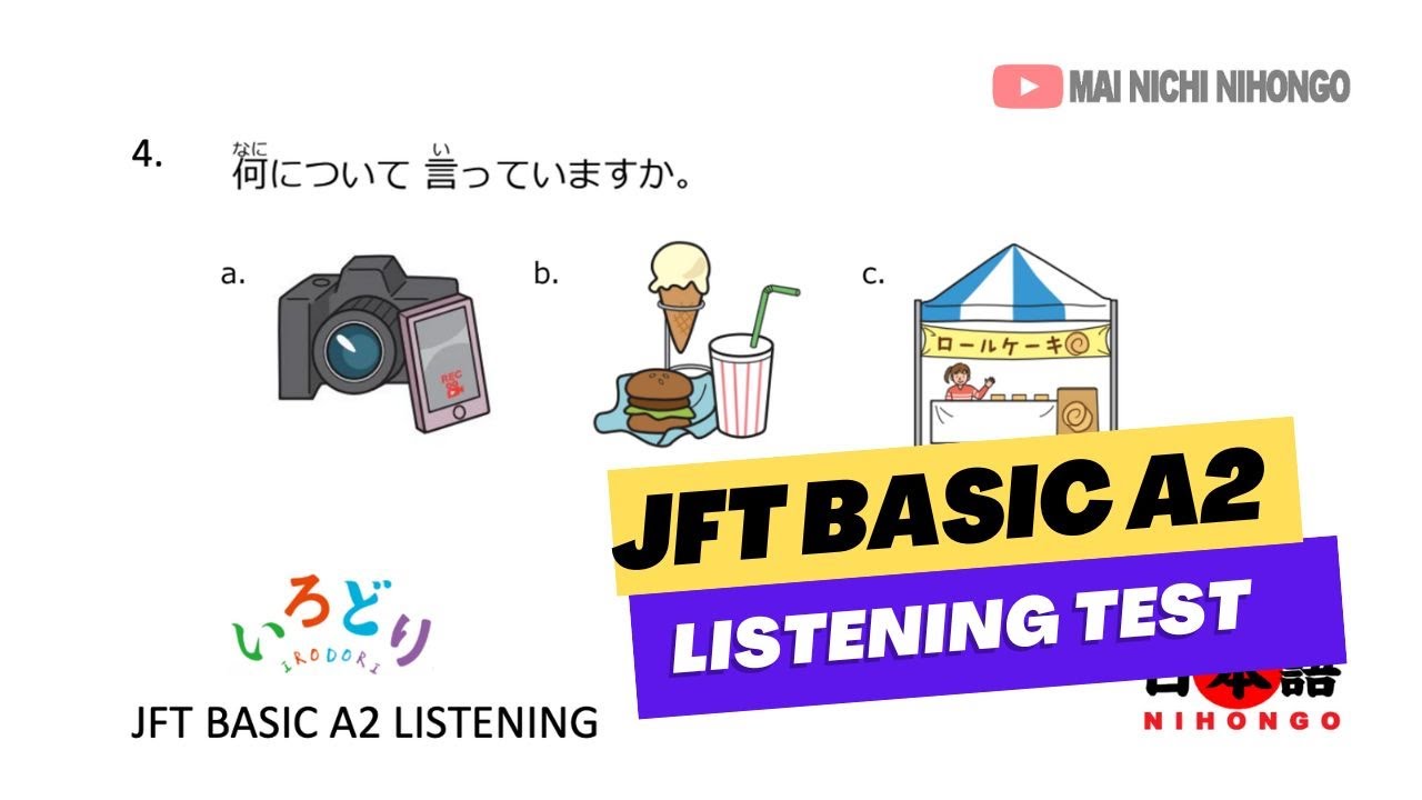 JFT BASIC A2 LISTENING PRACTICE TEST