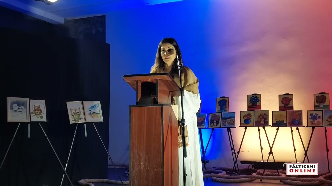 Cele 7 bătălii de pe Golgota - Moment poetic susținut de actrita Gabriela Enescu