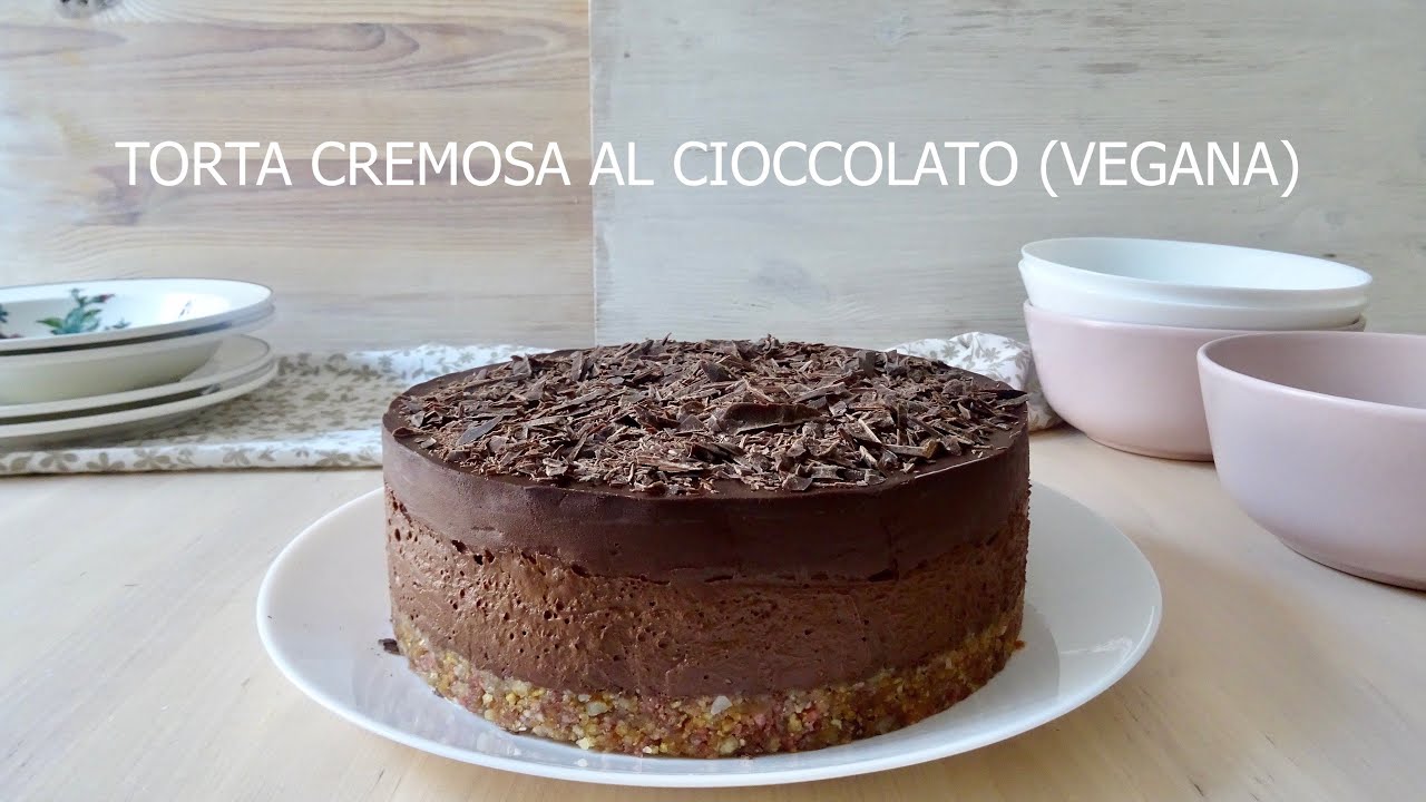 TORTA CREMOSA AL CIOCCOLATO - VEGANA