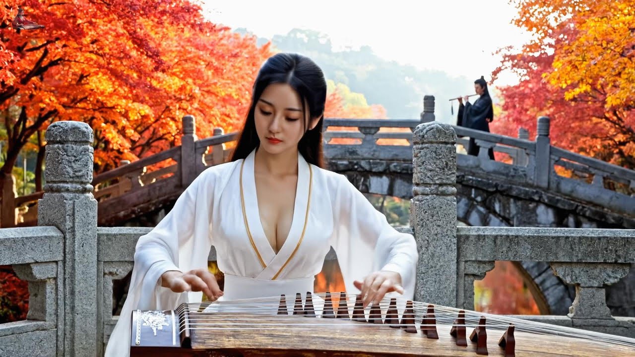 Music That Heals The Soul | The Most Beautiful Sad Autumn Guzheng & Bamboo Flute Melody
