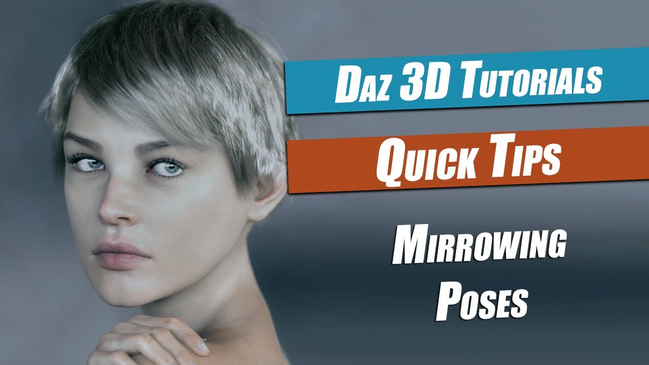 Daz 3D Tutorial : How To Mirror Poses