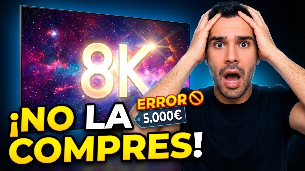 TV 8K en 2026: No tires tu dinero (La verdad que no te cuentan)
