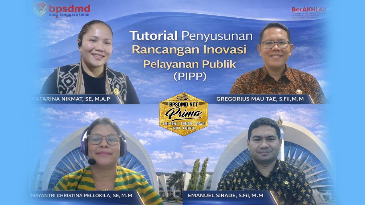 Tutorial Penyusunan Rancangan Inovasi Pelayanan Publik (PIPP)