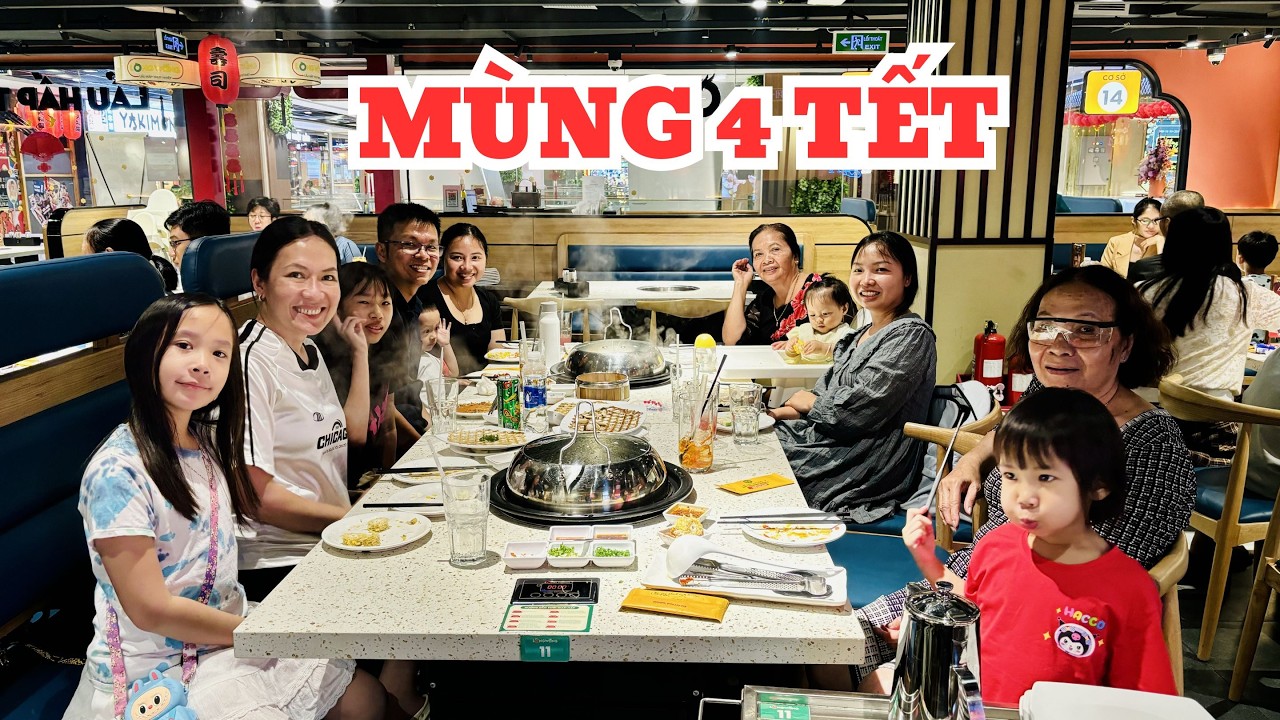 MÙNG 4 CẢ NHÀ LÊN SÀI GÒN - ĂN THỬ LẨU HẤP THỦY NHIỆT CÓ GÌ HOT? || ĂN GÌ Ở MỸ