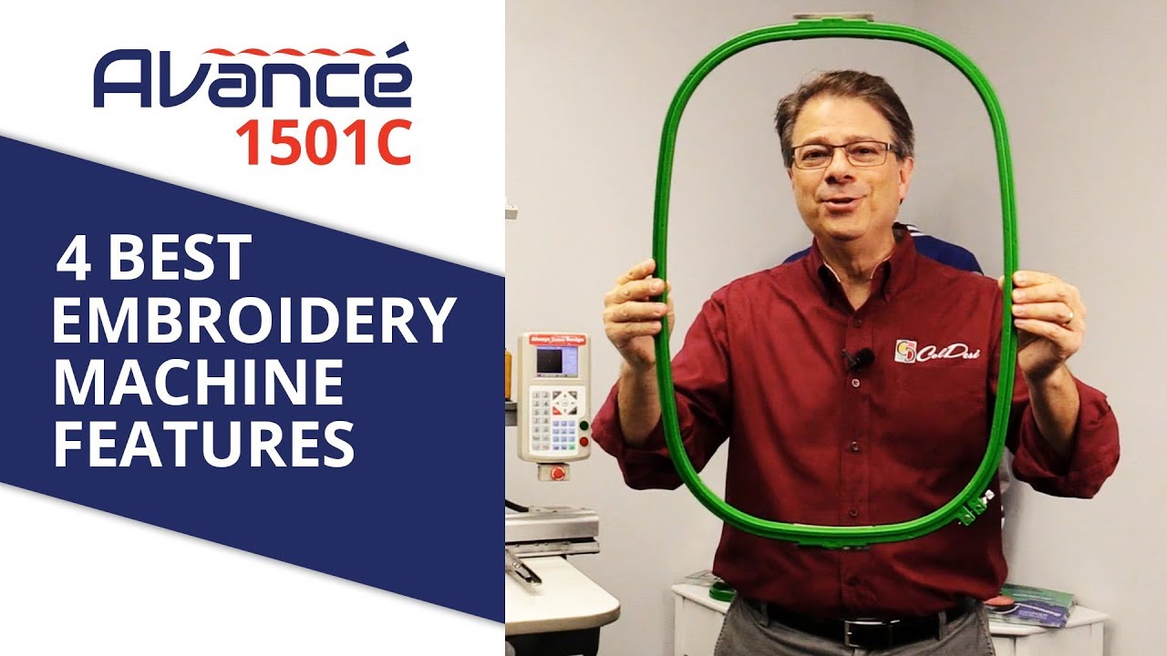 Avance 1501C Commercial Embroidery Machine | Four Best Embroidery Machine Features