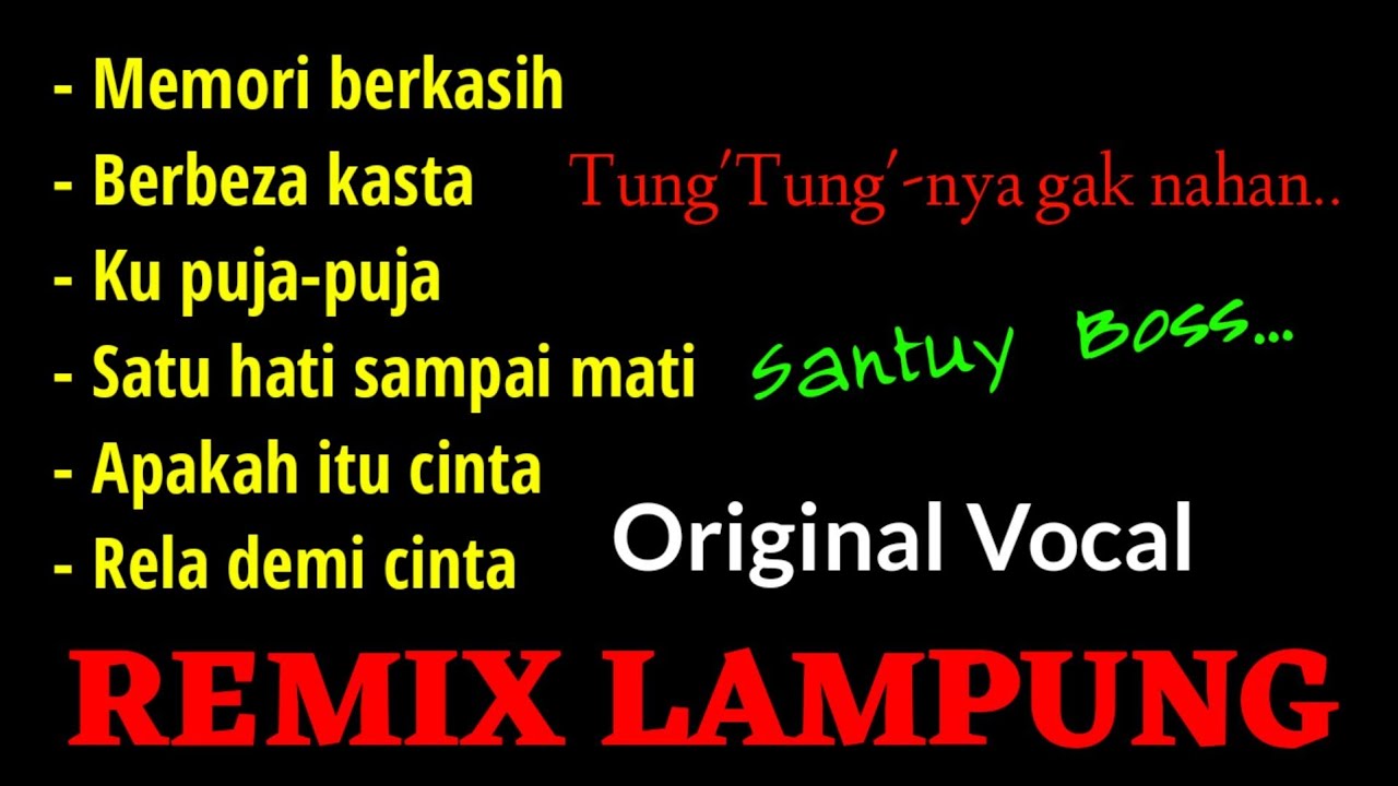 REMIX LAMPUNG | ZAENY STORIES - Part1