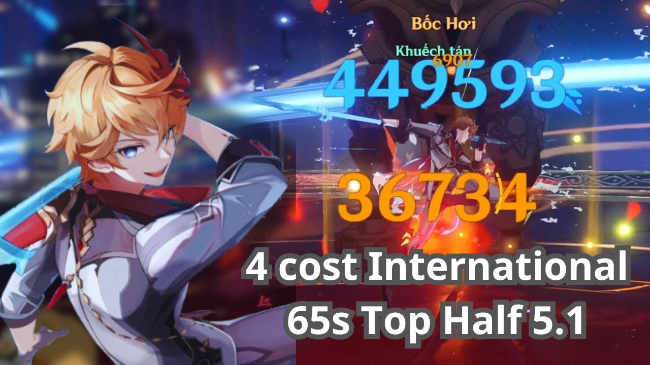 Top Half 5.1 Speedrun | 4 cost Childe International continuous run 65s