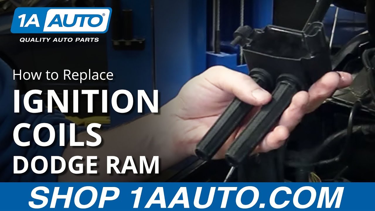 Как заменить катушки зажигания 06-10 Dodge Ram 1500 Hemi 5.7L