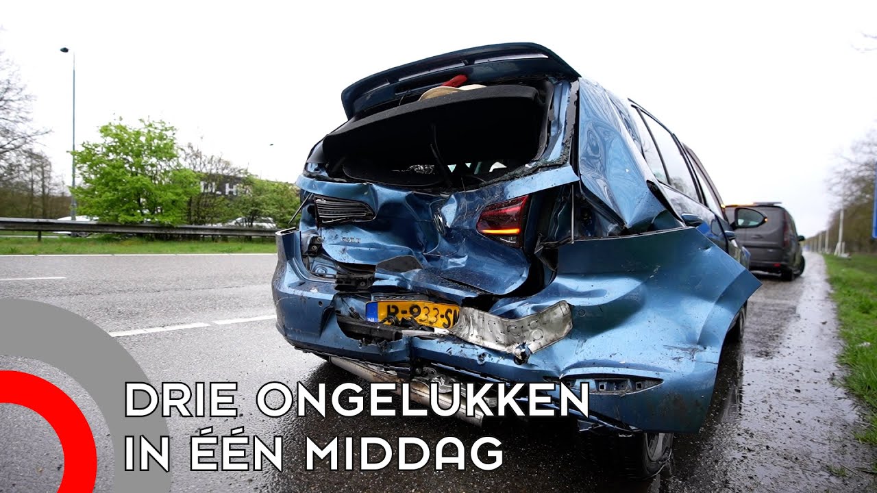 3 ongelukken in één middag
