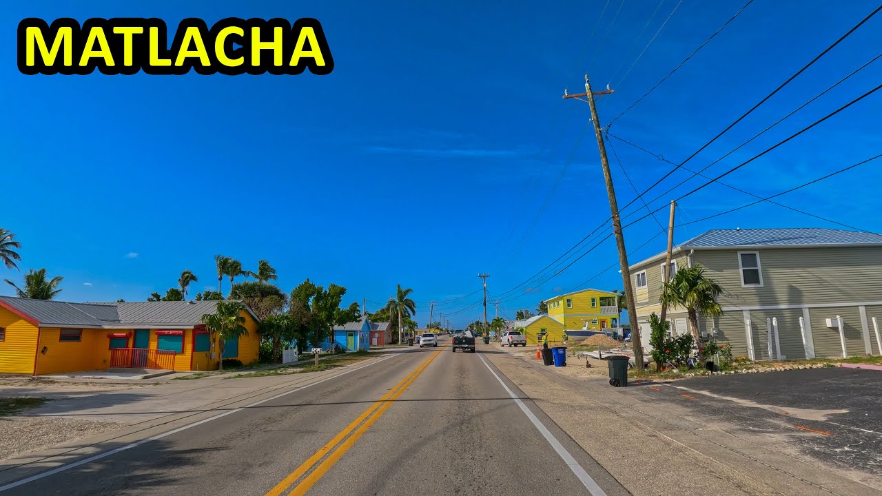 Matlacha Florida Driving Through