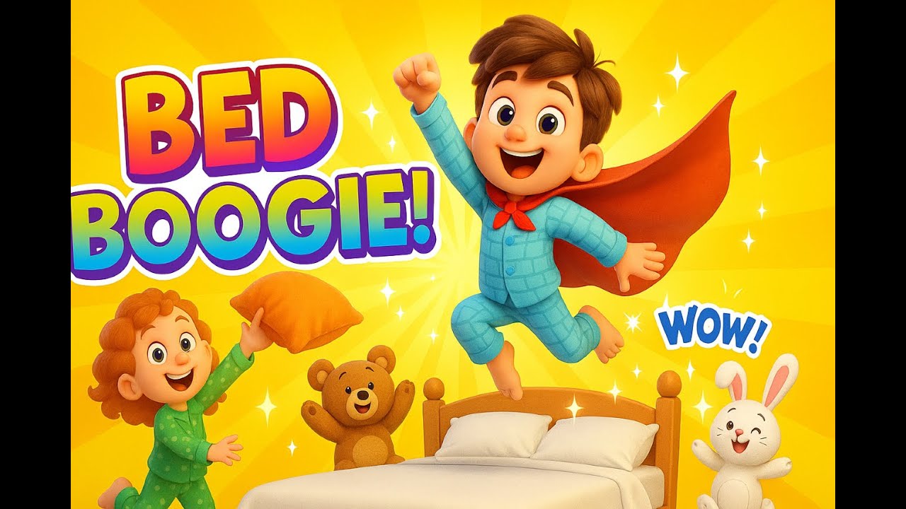 Make the Bed Boogie 🛏️ | Fun Kids Song for Morning Routines | 3D Animated Music Video