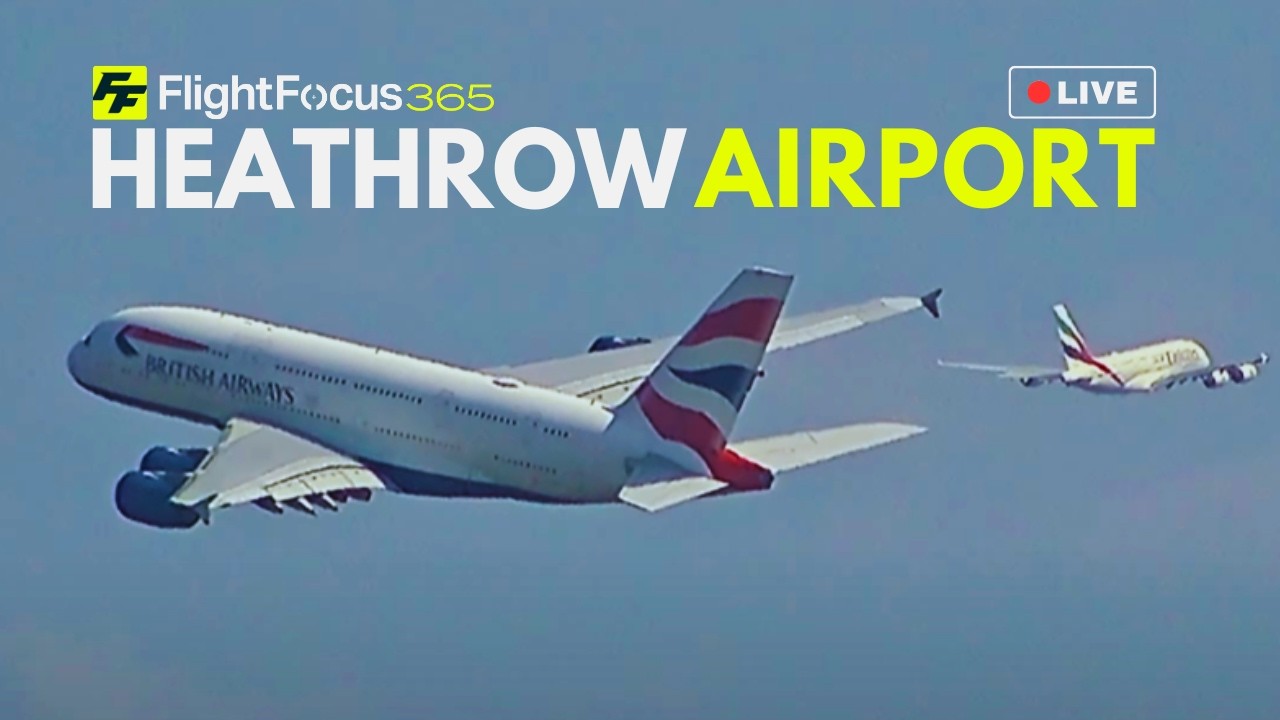 Heathrow Airport Live - Wednesday 16th September 2026