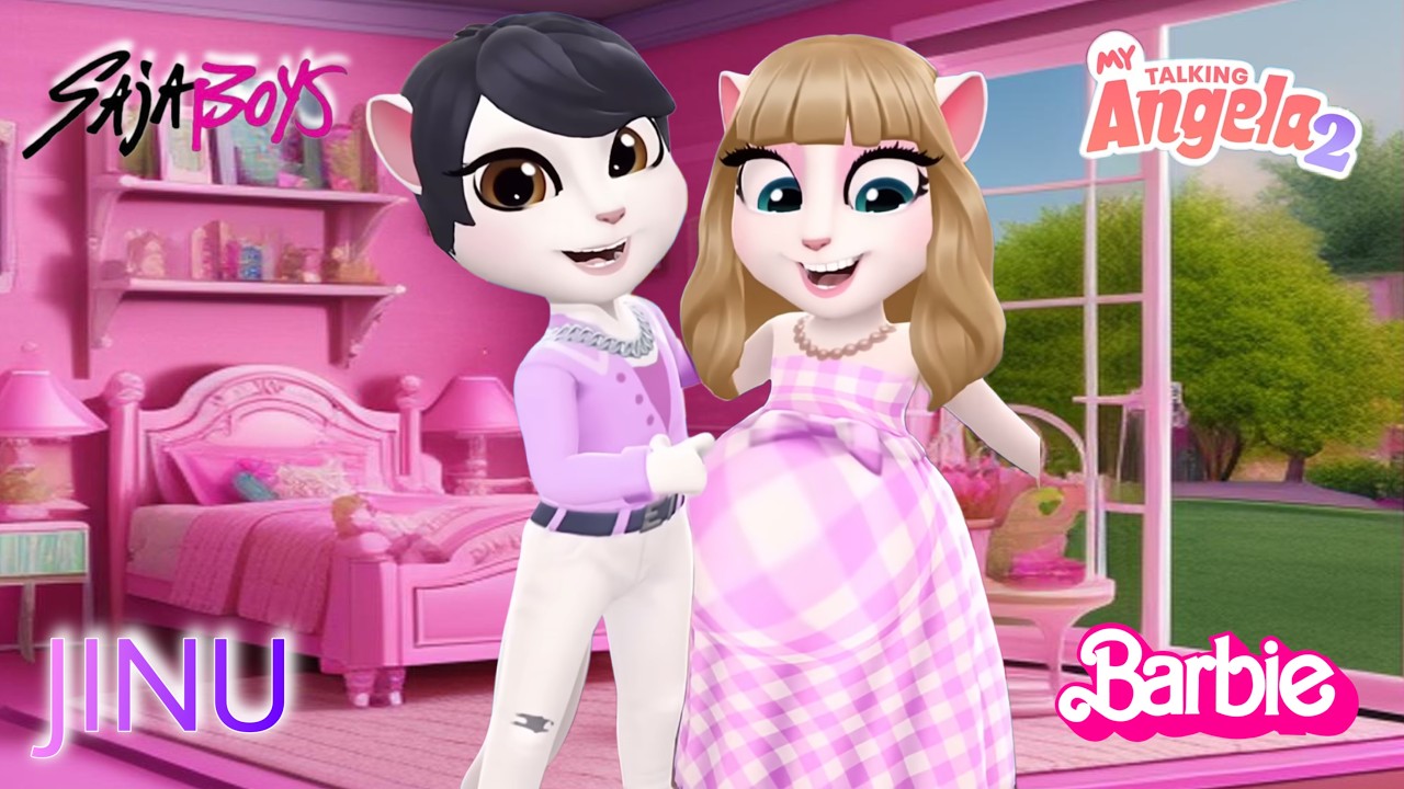 🎵 Моя говорящая Анджела 2😻 || Беременная Барби с Джину || Новое обновление😍💋 || Косплей