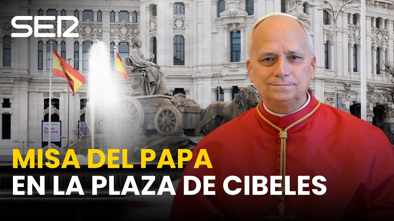 🔴 DIRECTO | El papa Le&oacute;n XIV, en Madrid: multitudinaria misa en la plaza de Cibeles (07/06/2026)