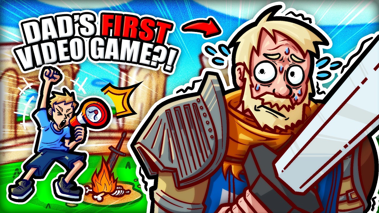 Can My Dad Beat Dark Souls As His FIRST Video Game Ever?