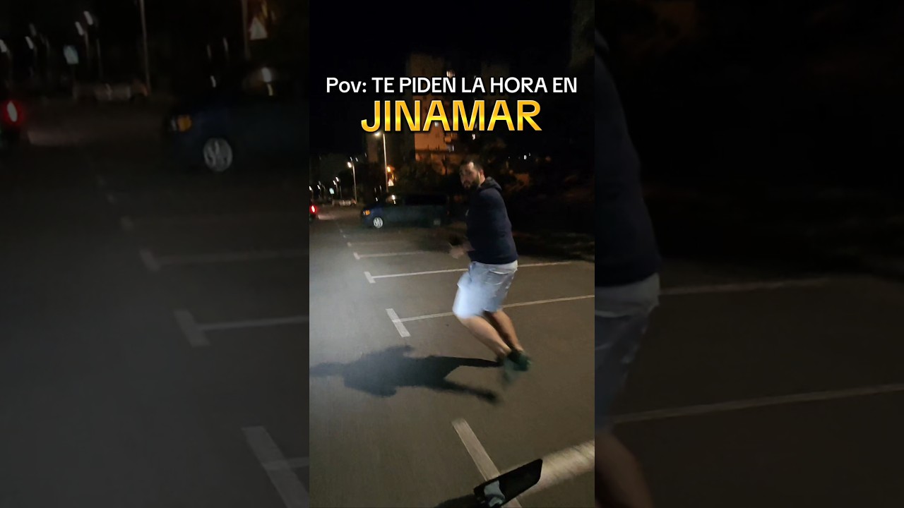 Pov: TE PIDEN LA HORA EN JINAMAR #jinamar #humor #moto #canarias #viral #hora #robo #shorts