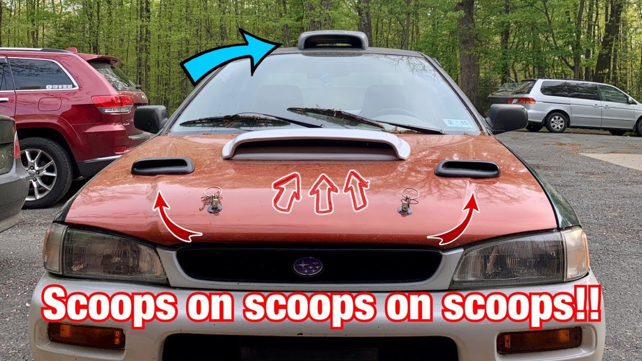 Installing A Primitive Roof Scoop & S201 Hood Scoop On The GC8!!