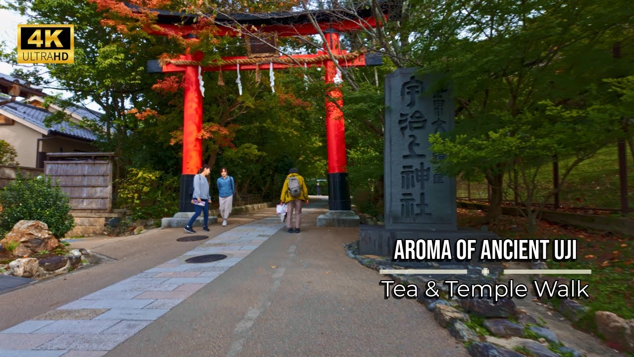 Uji's Tea Town Charm: Ancient Streets & Serene Temples | Japan 4K