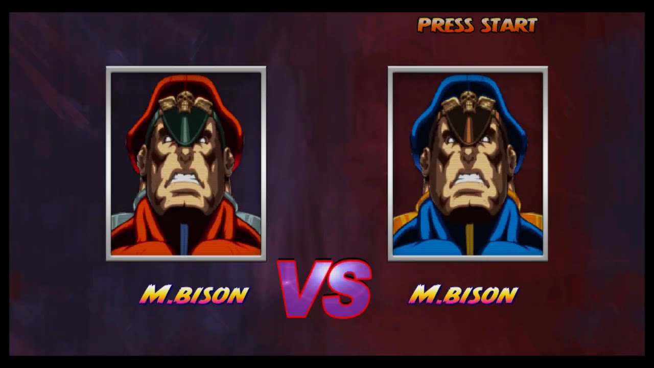 Super Street Fighter 2 Turbo HD Remix - (PS3) M.Bison vs M.Bison & Ending