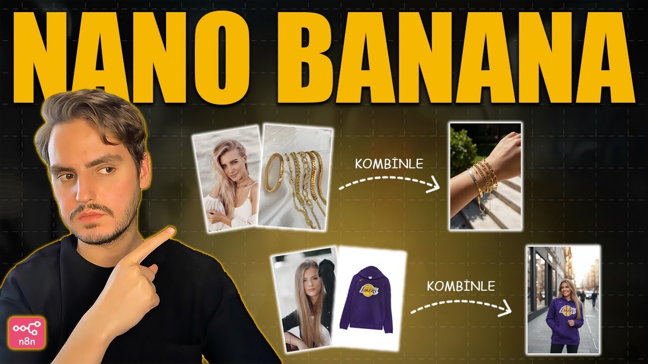 Yapay Zeka ile 5 Dakikada Ürün Reklamı Görselleri Oluştur (n8n + Google Nano Banana)
