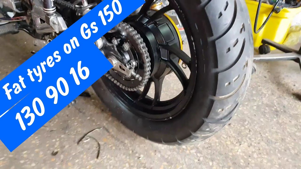 Project Gs 150 with 130 fat tyre