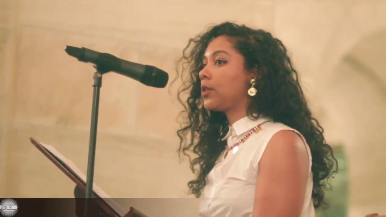Safia Elhillo performs a series of poems at The Strivers Row's Poetic Soul show