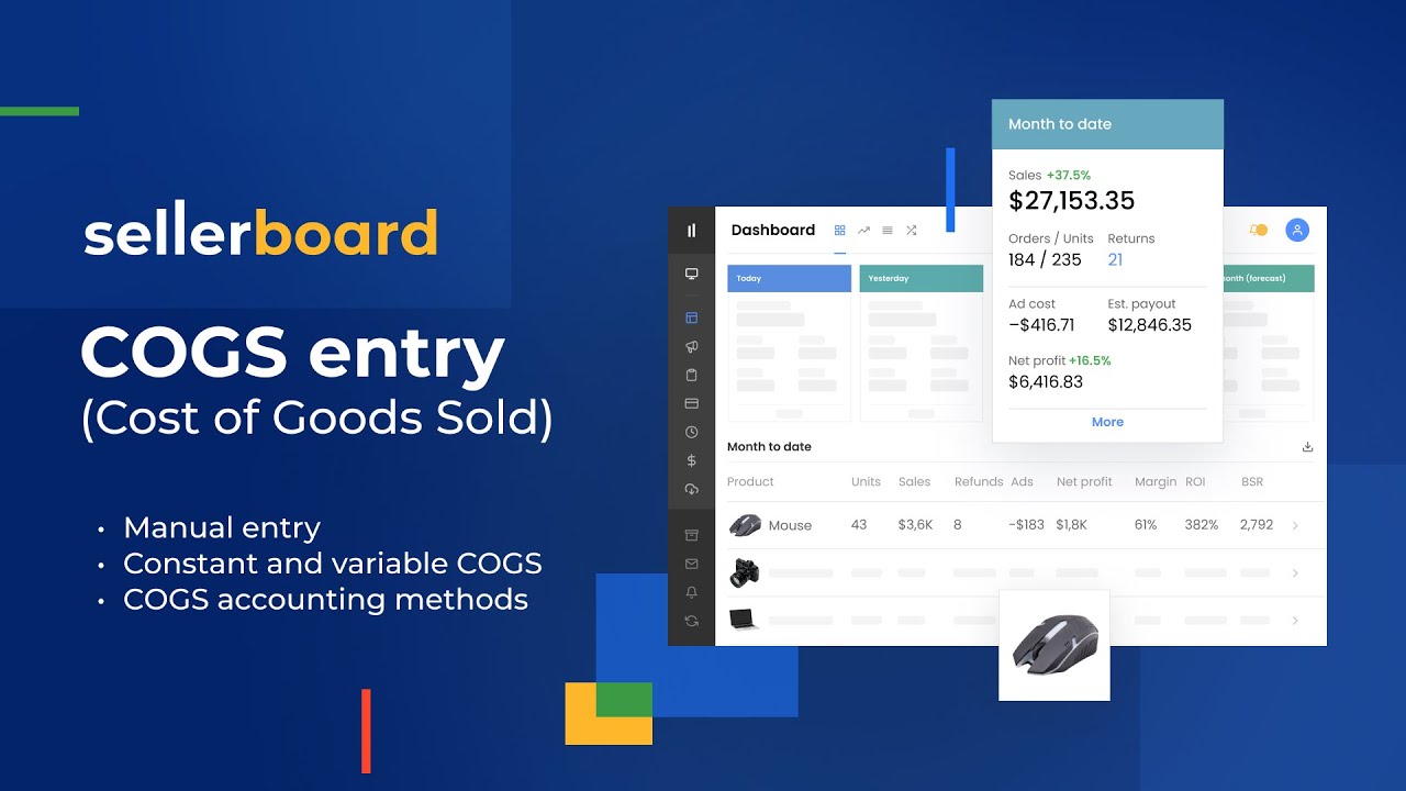 📦 How to Input COGS in sellerboard (including FIFO, Weighted Average & By Period)
