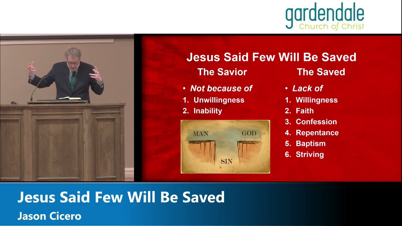 Jesus Said Few Will Be Saved - Jason Cicero - 2/24/2026