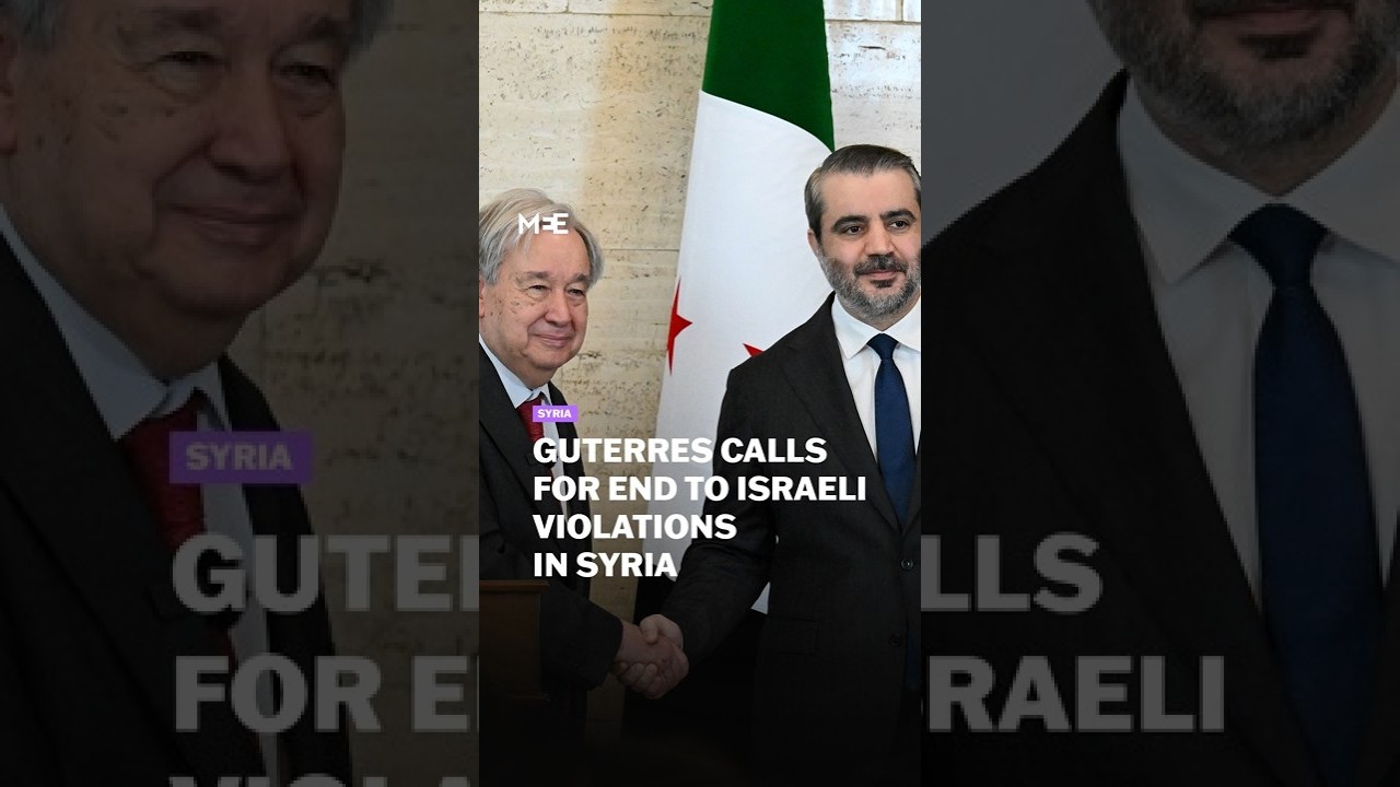 Syrian FM and UN chief call for end to Israeli violations