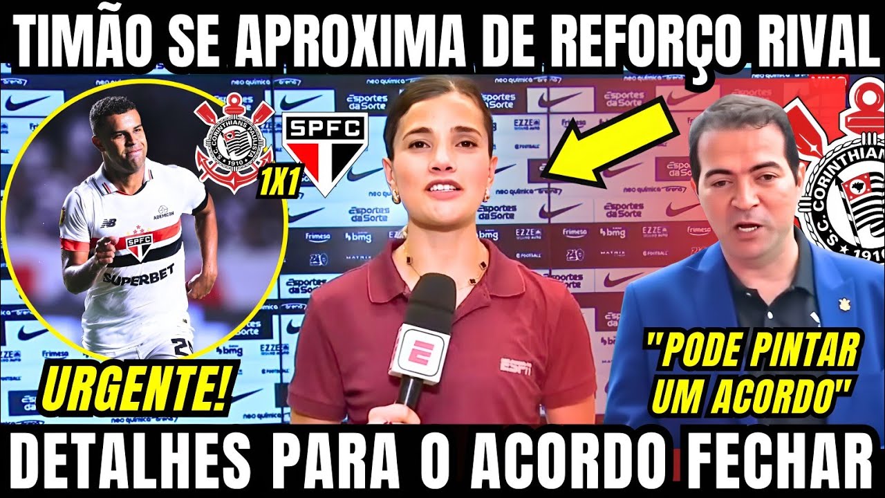 CORINTHIANS SE APROXIMA DE REFORÇO DO RIVAL APÓS FALA DE MARCELO PAZ DO TIMÃO APÓS O CLÁSSICO 