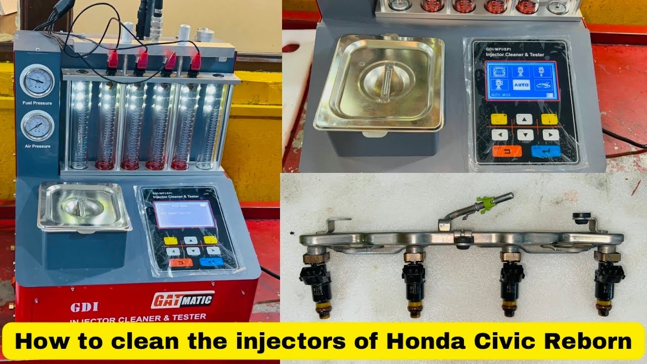 How to clean the injectors of Honda Civic Reborn 2010 to improve the fuel efficiency.
