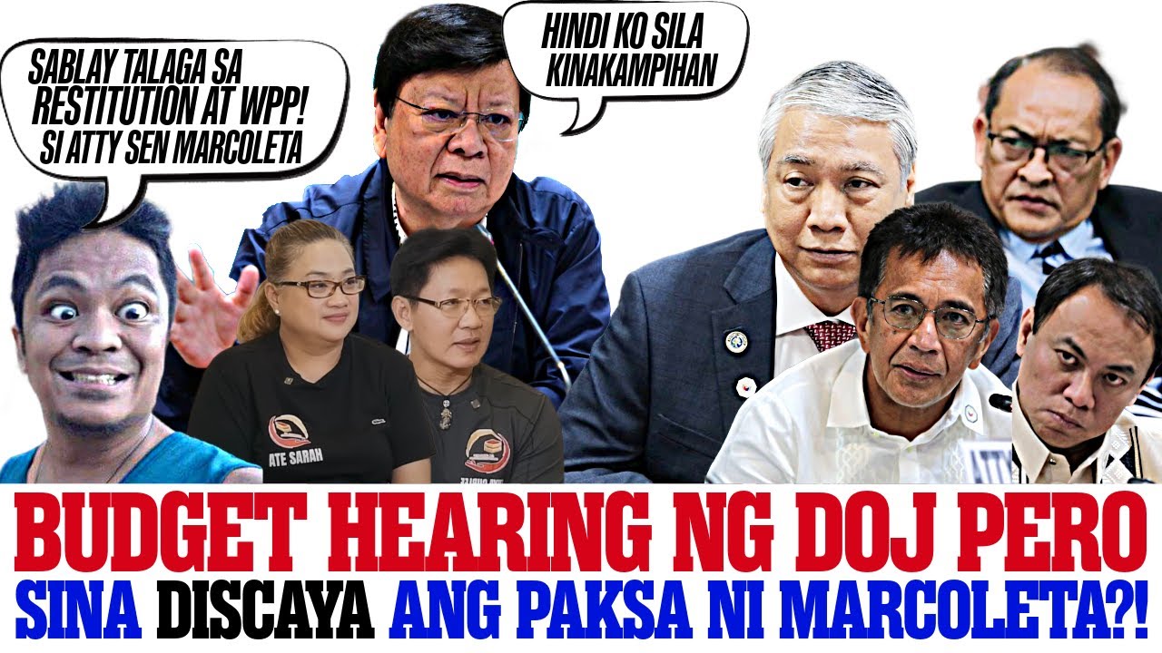 BUDGET HEARING PERO SI DISCAYA ANG PAKSA NI MARCOLETA