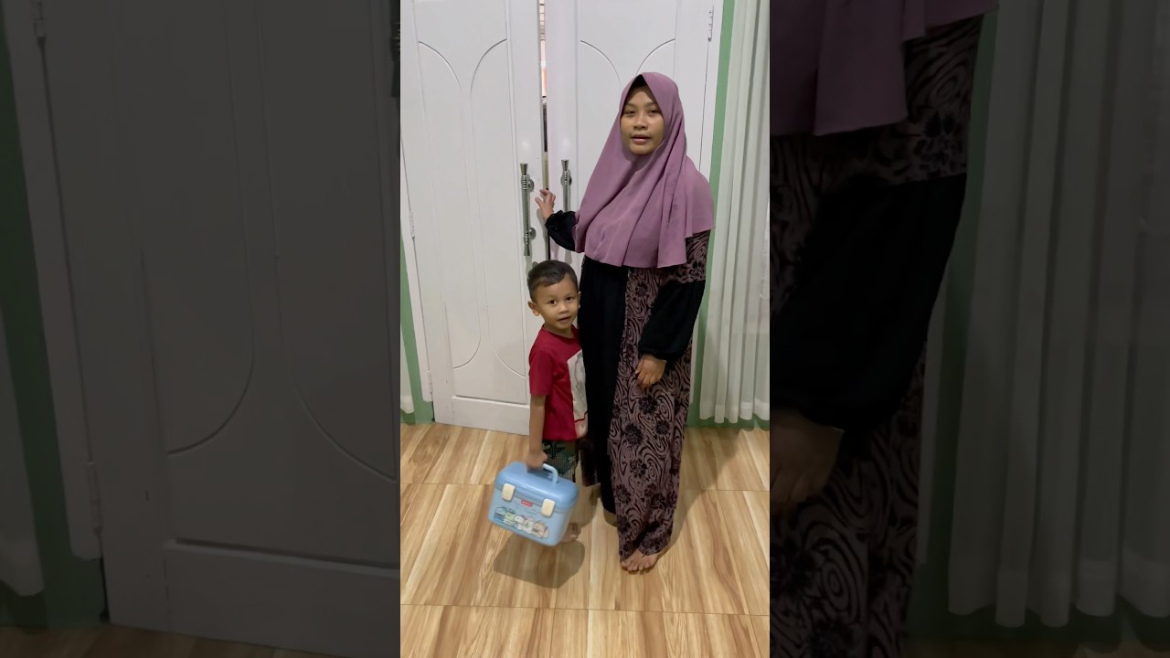 Abidzar sama mama mau kondangan