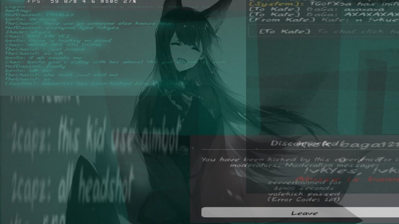 You have been killed by baga12122 - - .