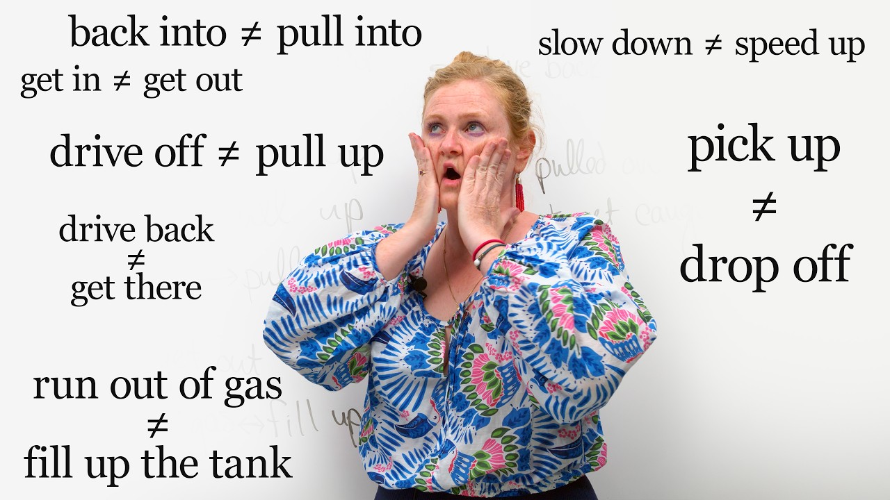 &ldquo;Back Up&rdquo;, &ldquo;Pull Into&rdquo;, &ldquo;Drop Off&rdquo; 🚗 Real English for Driving