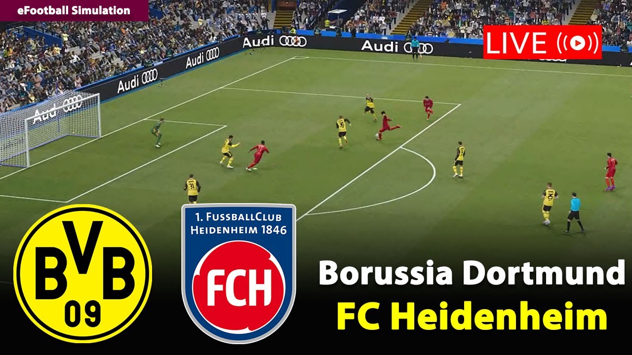 🔴Live- Borussia Dortmund gegen FC Heidenheim | Bundesliga 2025/26 | eFootball PES21 Simulation