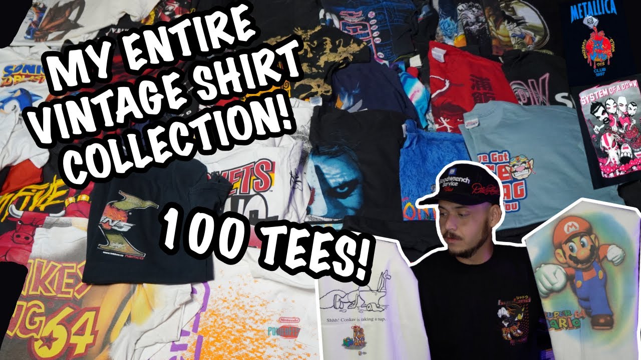 MY ENTIRE VINTAGE SHIRT COLLECTION! NEAR 100 SHIRTS!