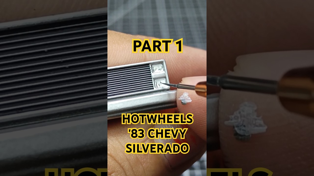 CUSTOM HOTWHEELS 1983 CHEVY SILVERADO                #chevy #hotwheels #silverado #custom