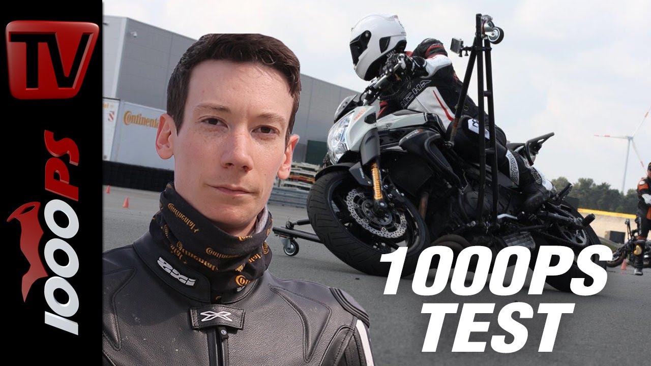 1000PS Test: Vollgas bei der ContiRidingSchool! Schr&auml;glagetraining, Gefahrenbremsung und vieles mehr